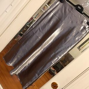 $20 or 2/$20 NWT A New Day shiny silver midi skirt size XL